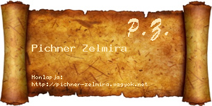 Pichner Zelmira névjegykártya